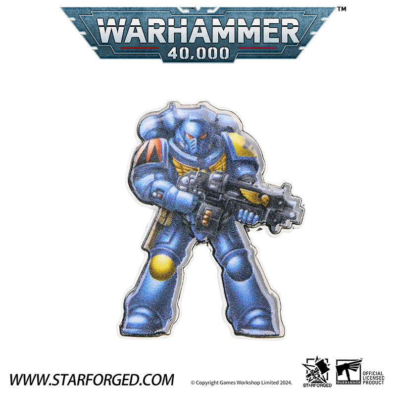 Starforged Warhammer 40K Primaris Space Marines PSM Chapter Pin Badge Refrigerator Magnet Other